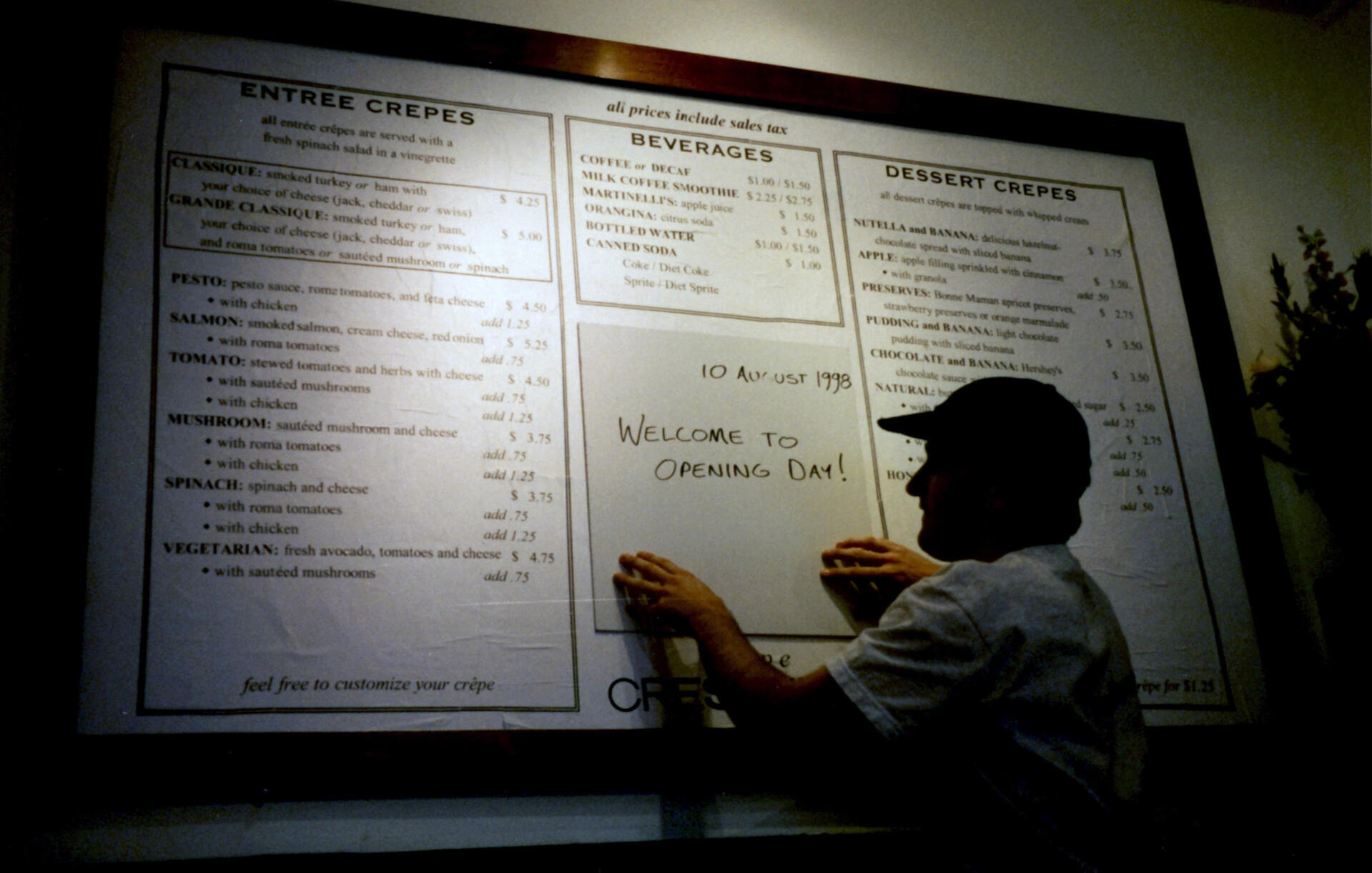 Crêpe Crescendo Opening Day